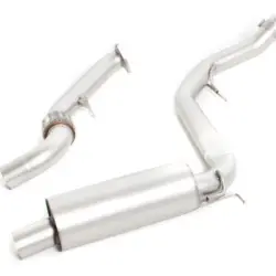 Alternative view of Toba sport REMUS sistem Cat-Back LHD (volan pe stanga) pentru HONDA Civic Type-R FK2 4x 102mm Black Chrome Straight Cut Tips