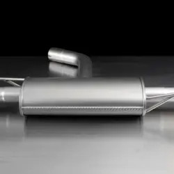 Toba sport REMUS pentru VW Golf 6 1K Racing Non-Resonated | 2x 102mm Chrome Straight Cut Tips