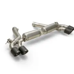 Toba sport REMUS set pentru BMW M5 F90 Decat Pipe + Racing Sport Silencer | 4x 102mm Black Chrome Straight Cut Tips