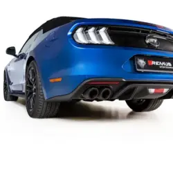 Toba sport REMUS sistem Cat-Back pentru FORD Mustang VI Facelift S550 Racing Non-Resonated | 4x GT Black Tips