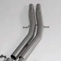 Alternative view of Toba sport REMUS intermediara cu finala pentru Porsche Cayenne E-Hybrid PO536/9YA 4x 98mm Street Race Black Chrome Tips