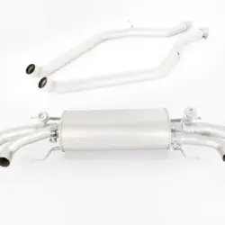 Toba sport REMUS pentru Alfa Romeo Giulia Quadrifoglio Type 952 Outlet Tube | 4x 102mm Chrome Rolled Edge Tips