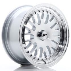 Janta aliaj 15" JR Wheels JR10 15x7 ET30 BLANK Silver Machined Face
