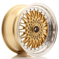 Janta aliaj 17" JR Wheels JR9 17x8,5 ET35 5x112/120 Gold w/ Machined Lip