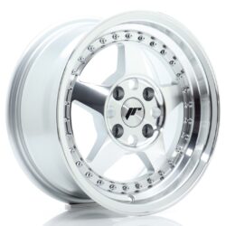 Janta aliaj 15'' JR Wheels JR6 15x7 ET25 4x100 Silver Machined Face