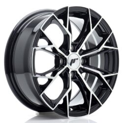 Janta aliaj 15'' JR Wheels JR49 15x6,5 ET35 4x100 Gloss Black Machined Face